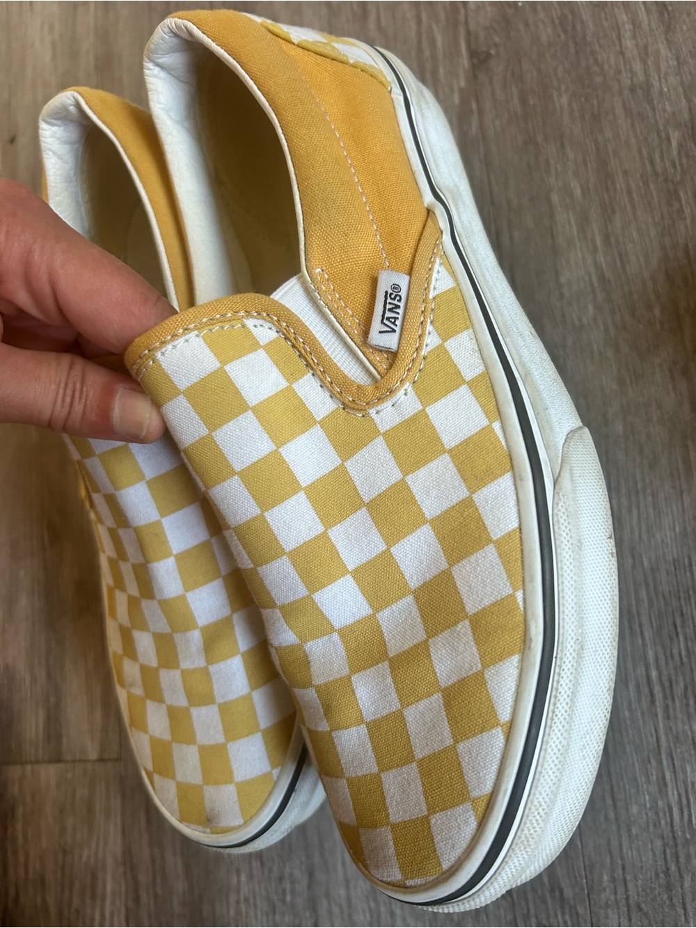 Yellow checkered vans - Picture 3 of 10